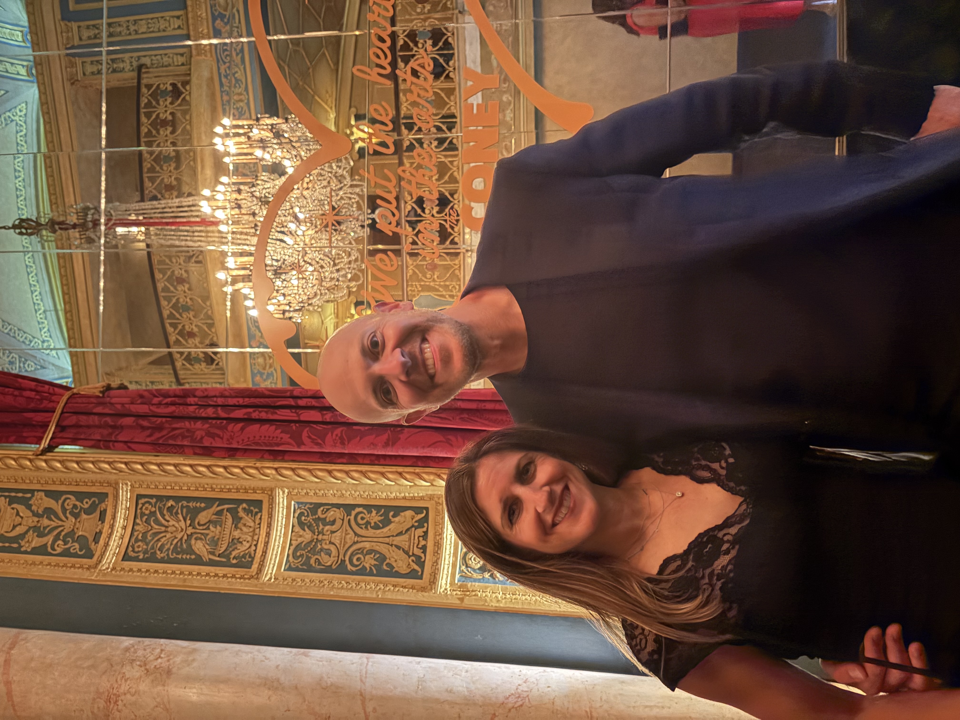 Adam Wolfe with his wife Marissa